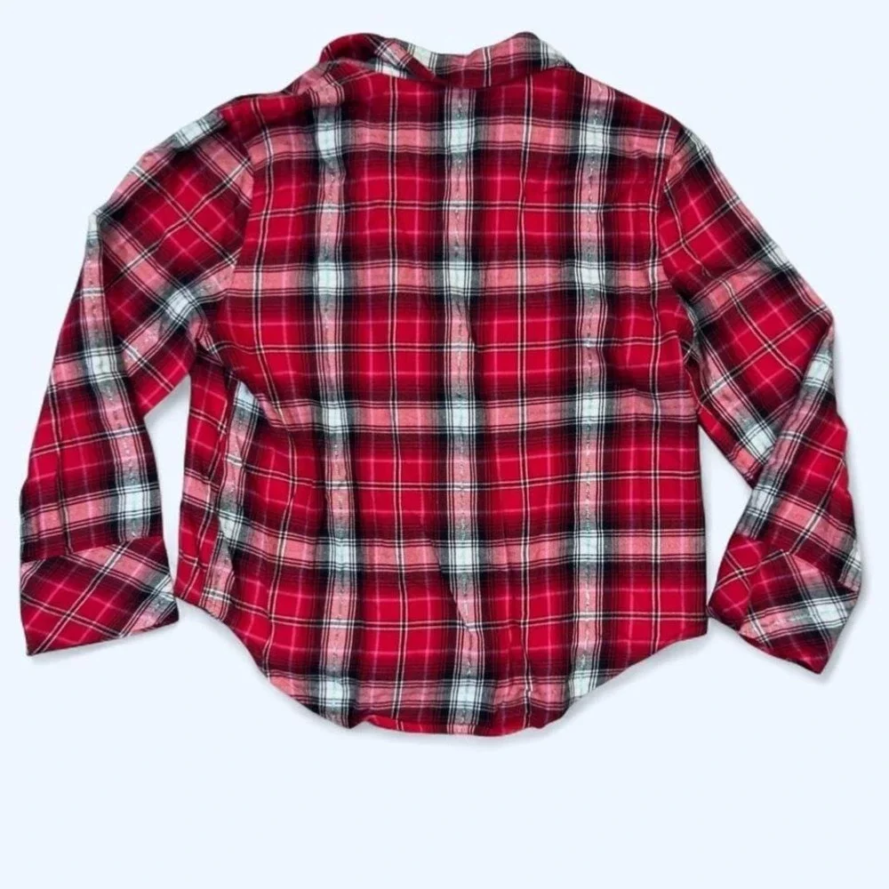 Victoria's Secret red plaid pajama set (top‎ + pants